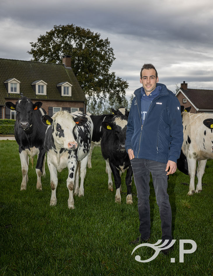 Bedrijfsopvolger Lars van Melkveehouderij Buiks in Rucphen